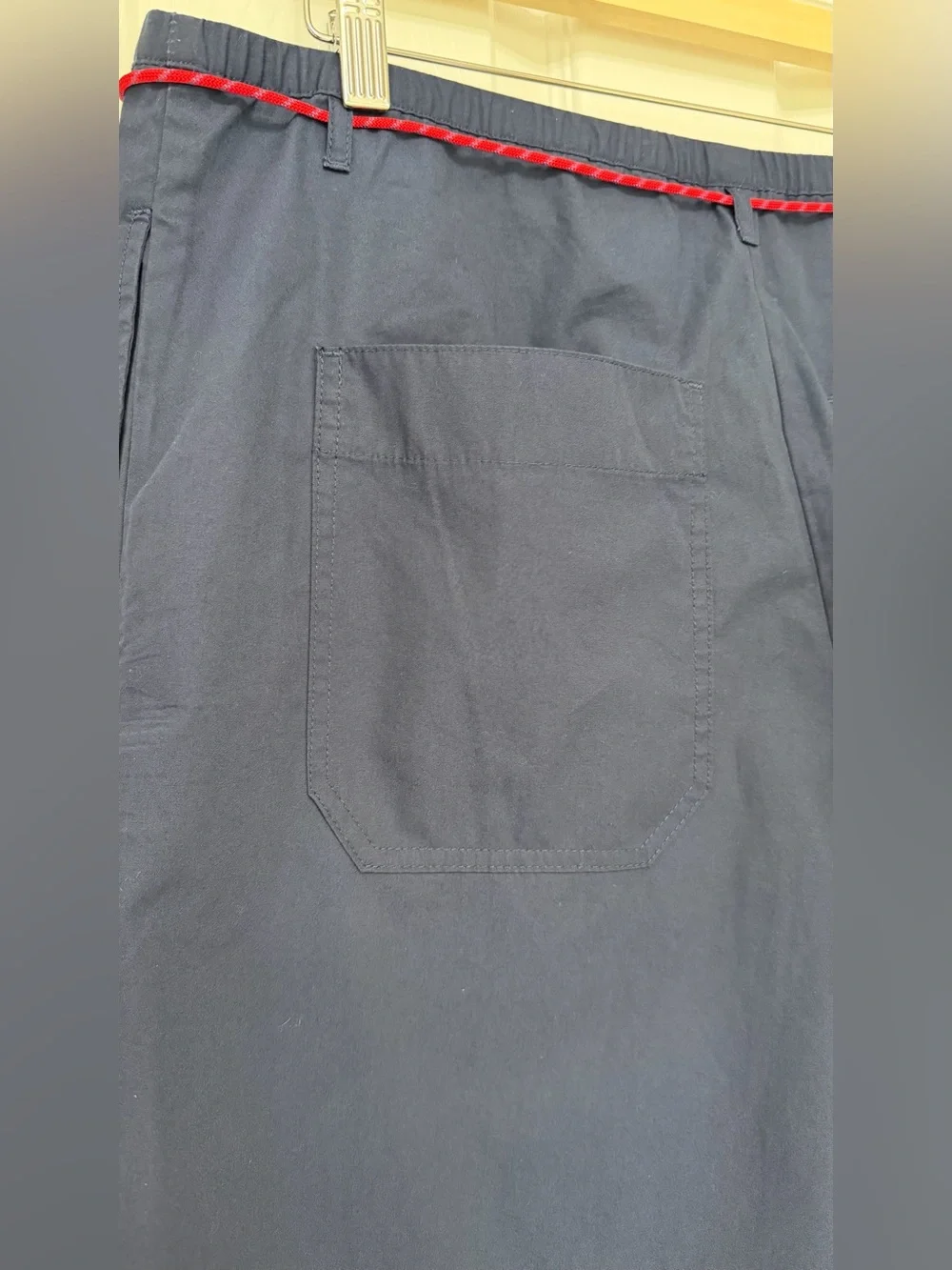 J.Crew Luna Pant with Removable Paracord Navy Size M NWT